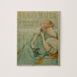 Poster advertising 'Violet Water', by Colgate & Co Jigsaw Puzzle
