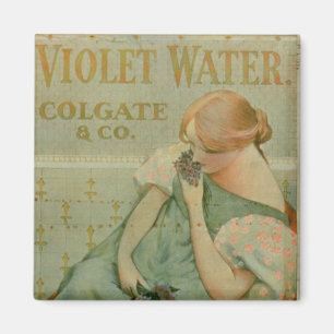 Poster advertising 'Violet Water', by Colgate & Co Magnet