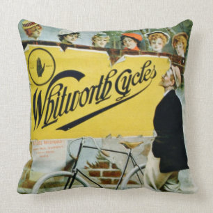 Poster advertising 'Whitworth Cycles', Paris (colo Cushion