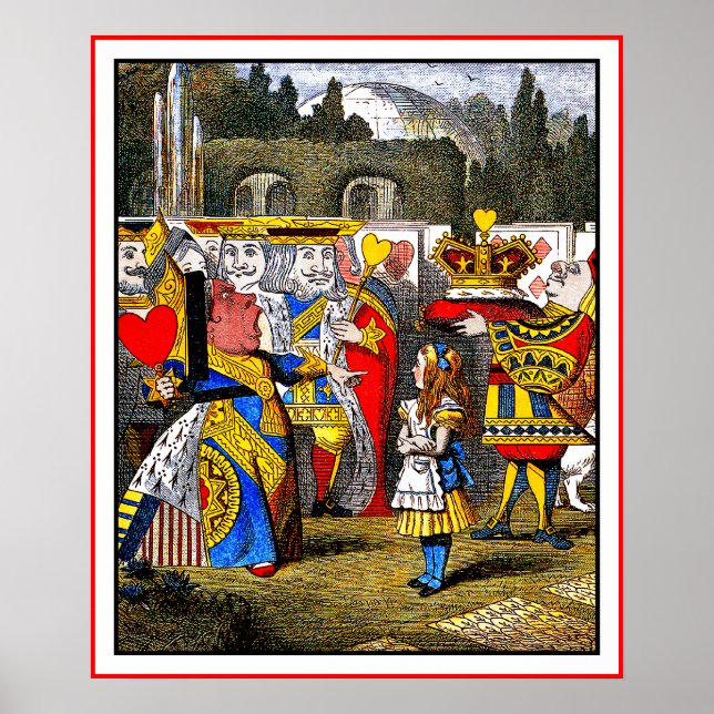 Poster: Alice meets the Queen of Hearts Poster (Front)