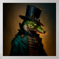 Poster alligator