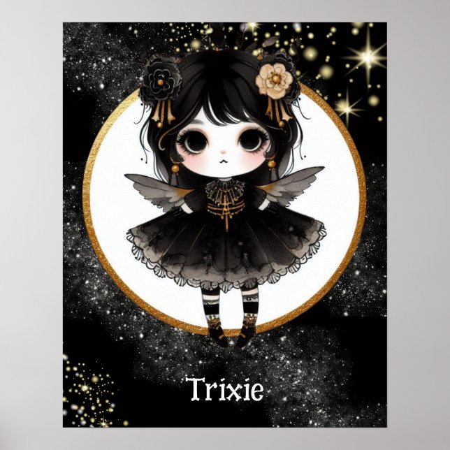 POSTER | Anime Girls Goth Cute Custom Kawaii (Front)