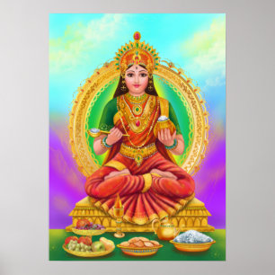 Poster Annapoorna goddess