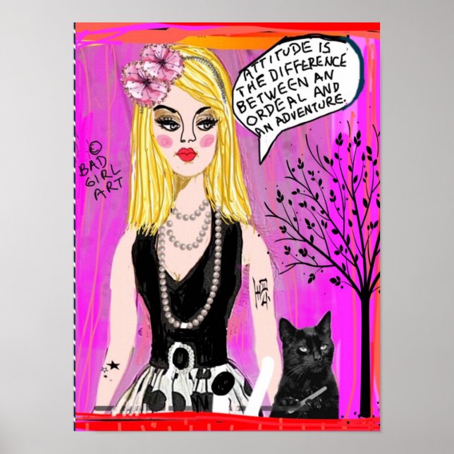 POSTER-Attitude is the difference between an ordea Poster (Front)