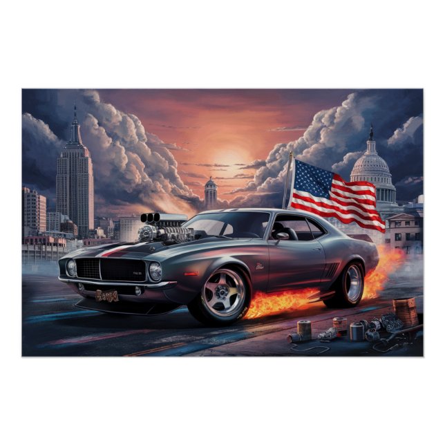 Poster Auto Drapeaux 05 (Front)