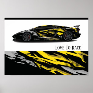 Poster Auto Racing