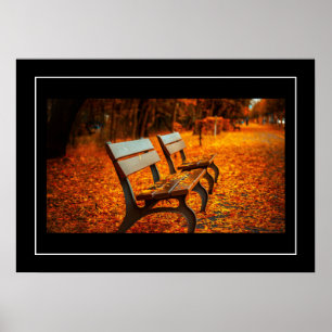 Poster-Autumn Fall Scene Poster