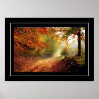 Poster-Autumn Fall Scene