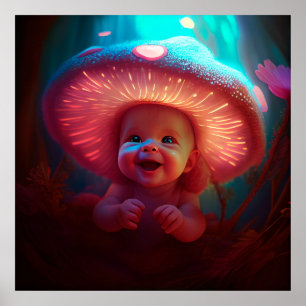 Poster baby smiling