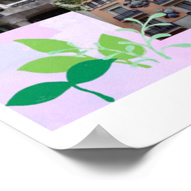 Póster Barcelona Poster (Corner)