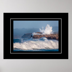 Poster Beach Scene