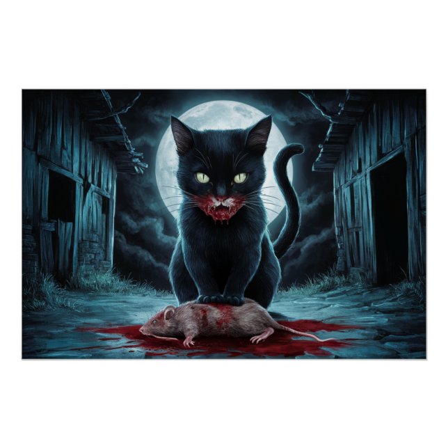 Poster Black Cat and Rat 02 (Front)