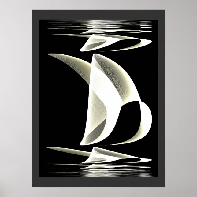 Poster Black & White Style Reflection 2 (Front)