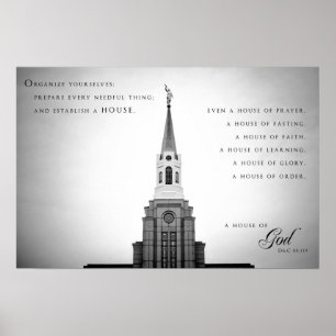 Poster - Boston Massachusetts LDS Temple 2