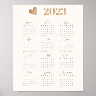 Poster Calendar 2023 COEUR French Version