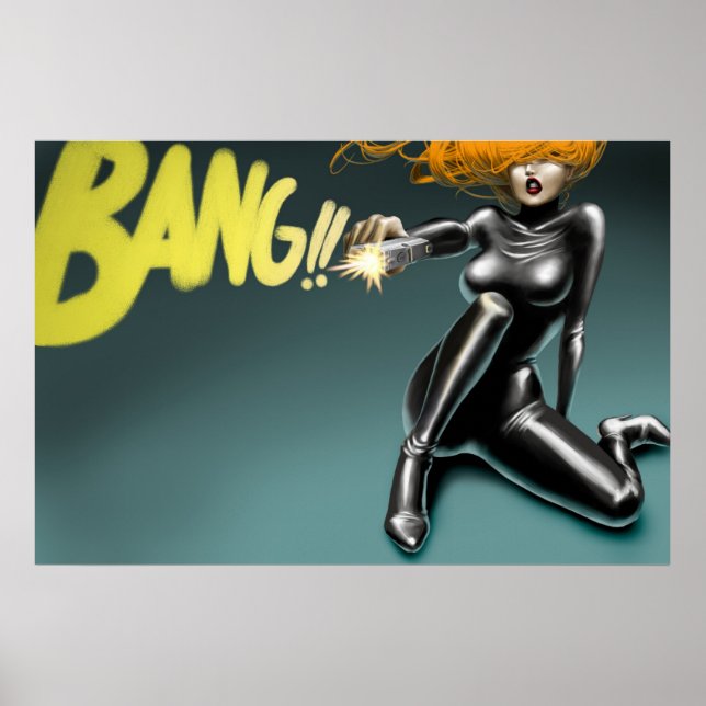 POSTER/CANVAS PRINT ·  My baby shot me down (Front)