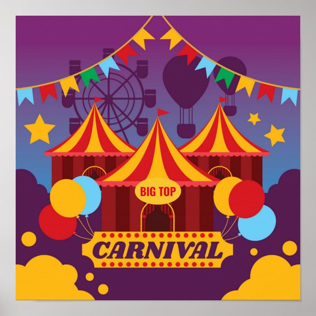 Poster - Carnival Big Top Tent (Front)