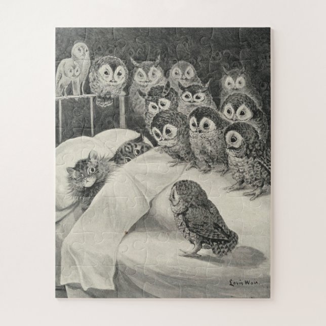 Póster Cats Nightmare. Louis Wain Jigsaw Puzzle (Vertical)