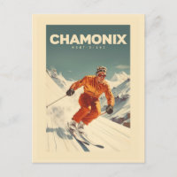 Poster Chamonix - France - Mont-blanc illustration