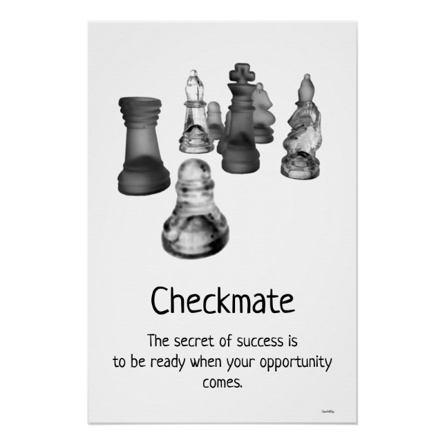Poster Chess Checkmate (Front)