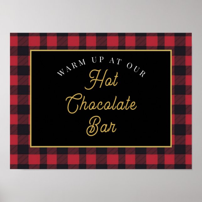 Póster Chocolate Bar Rutulo Buffalo Plaid Poster (Front)