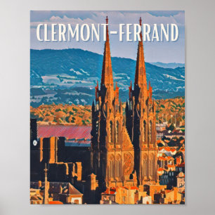 Poster Clermont-Ferrand Photo Vintage
