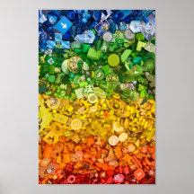 Poster: Color Spectrum of board game pieces