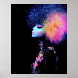 Poster Cosmic Diva Stellar Glow