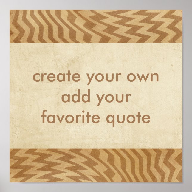 poster create your own distressed style design (Front)