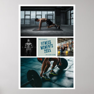 Poster Create your own fitness photo print