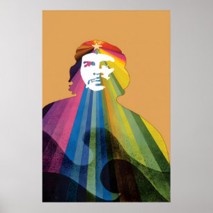 Poster Cuba Che Guevara Portrait Print Vintage War