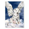 Poster Dalmatian angel puppy painting