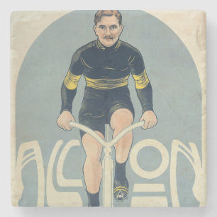 Poster depicting Francois Faber Stone Coaster
