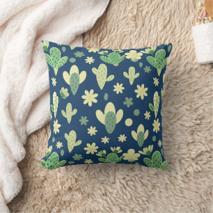 Poster Desert Cactus & Succulent Pattern Cushion