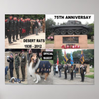 Poster Desert Rat 75th Anniverary Celebrations