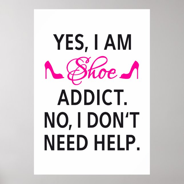 Poster design, Shoe addict (Front)