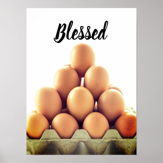 Poster-Egg Pyramid-Blessed Poster (Front)