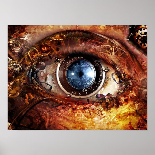 Poster EYE TECH STEAMPUNK (Front)