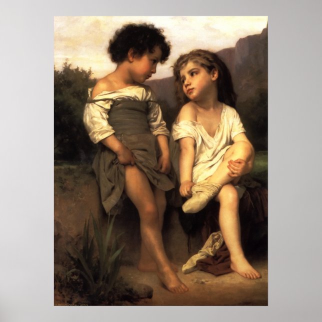 Poster Famous Artists At the Edge of the Brook (Front)