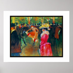 Poster Famous Artists Henri de Toulouse Lautrec