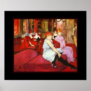 Poster Famous Artists Henri de Toulouse Lautrec