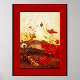 Poster Famous Artists 'Poppies' oil on canvas 2