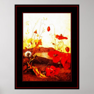 Poster Famous Artists 'Poppies' oil on canvas 4