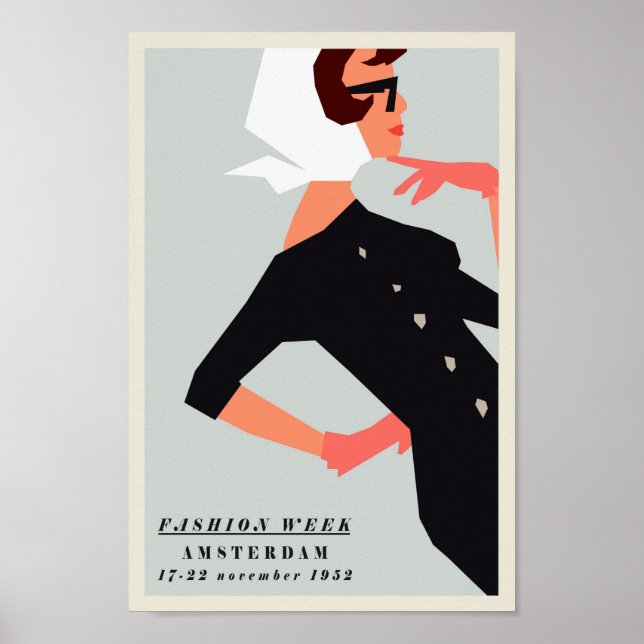 Poster - Fashion Week Amsterdam 1952 (Front)