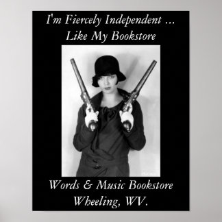 poster fiercely independent bookstore
