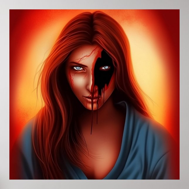 Poster Fille Super-Héros (Front)