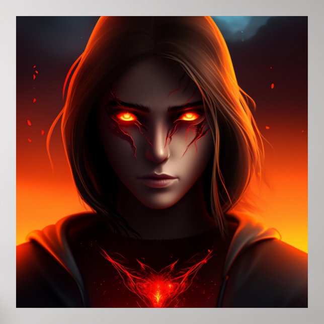 Poster Fille Super-Héros (Front)