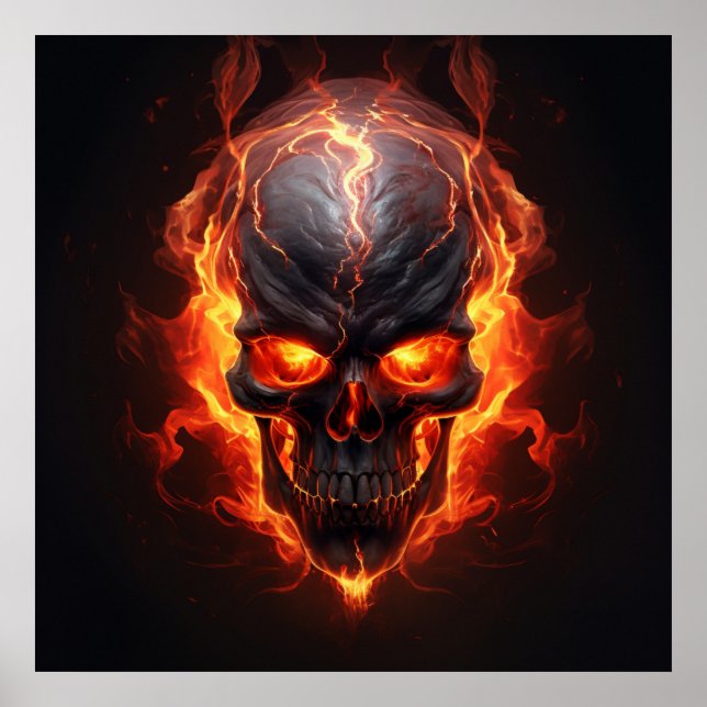 Poster Firestorm Skull (Front)
