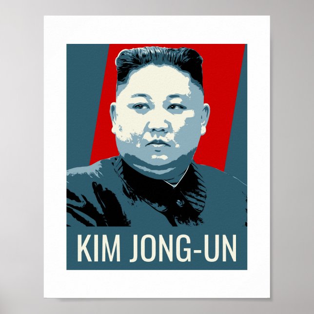 Poster Flyer Kim Jong-un (Front)