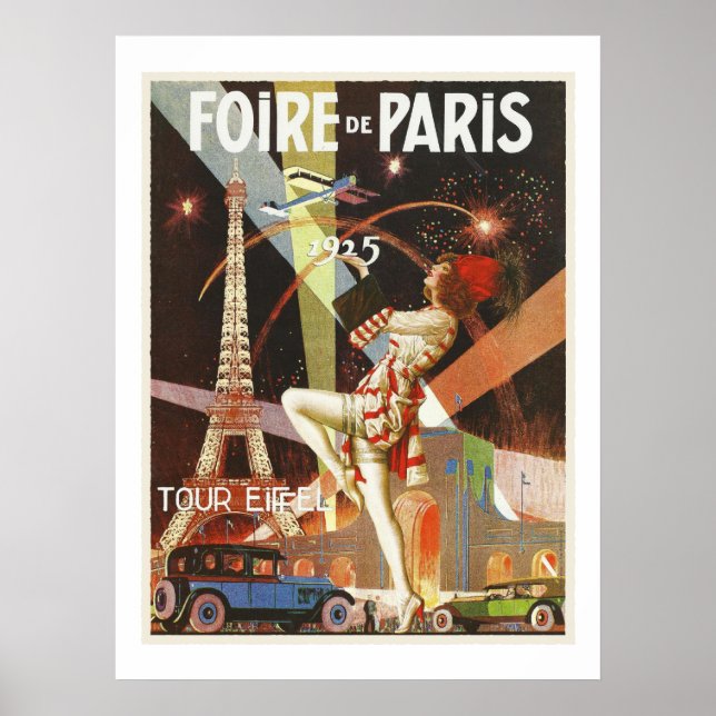 Poster - Foire Paris Vintage (Front)
